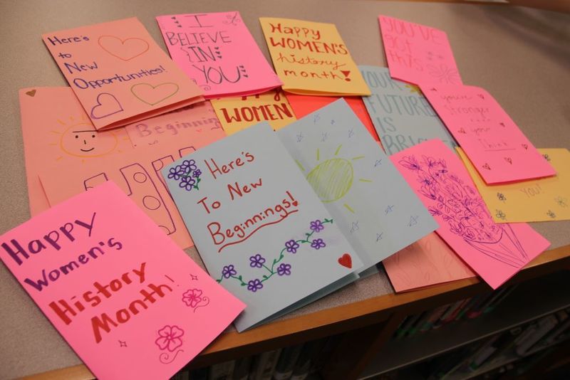 hand-written cards