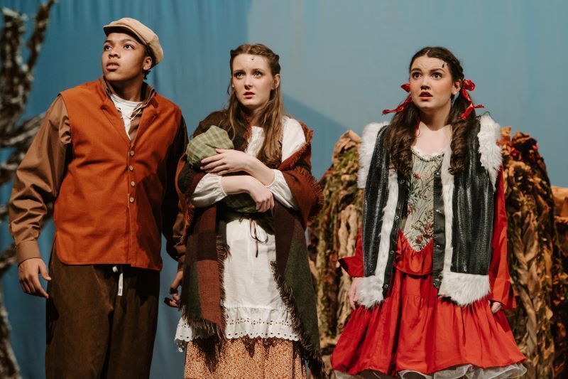 Students in a play
