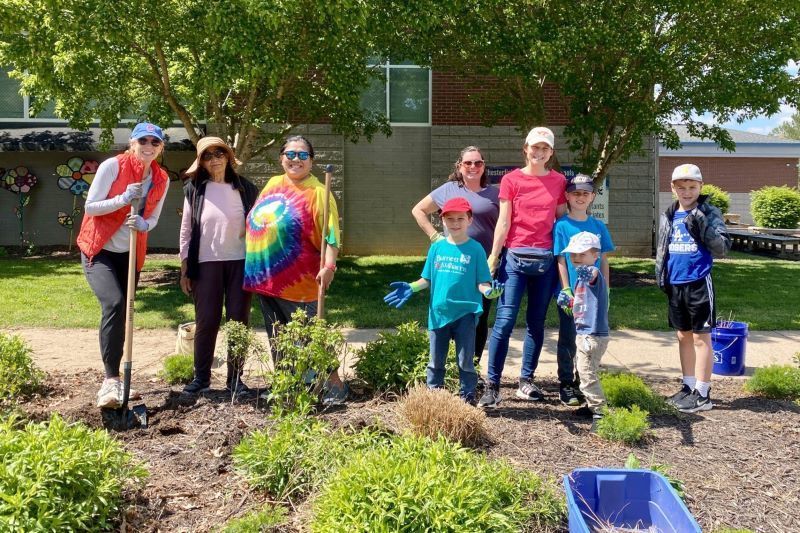 Planting at Bettie Weaver