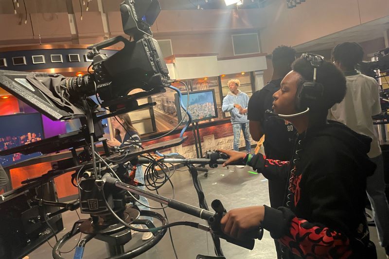 students at the communications specialty center