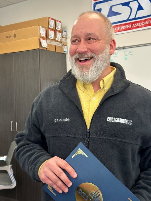 James Myers smiling