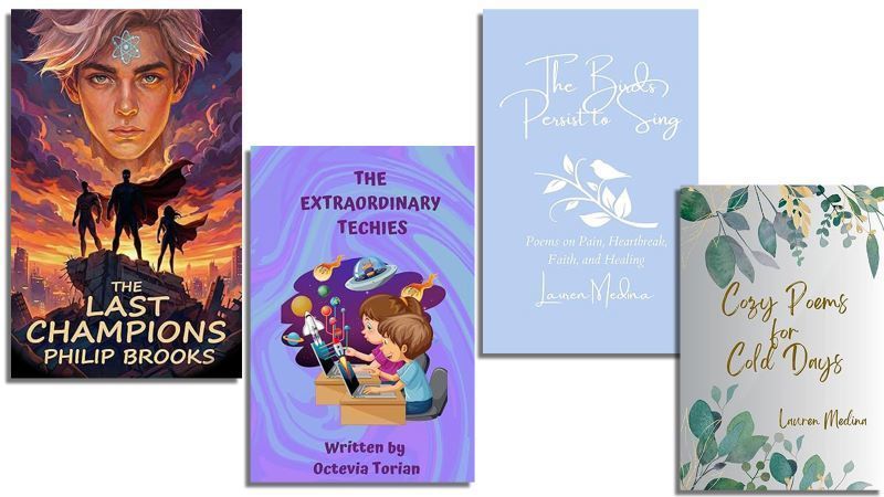 Four book covers