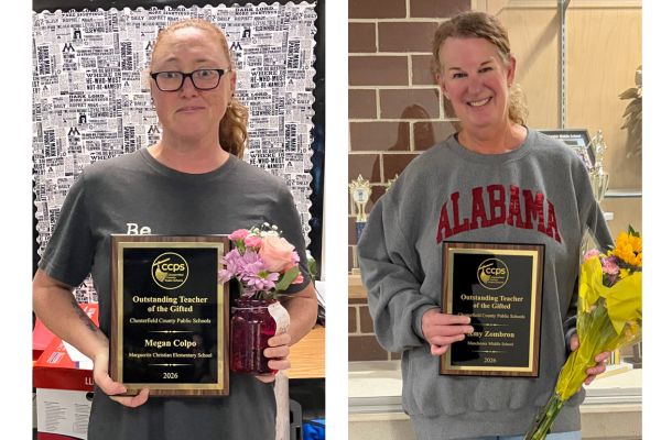 photos of the two outstanding teachers of the gifted