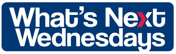 graphic image: What's Next Wednesdays logo