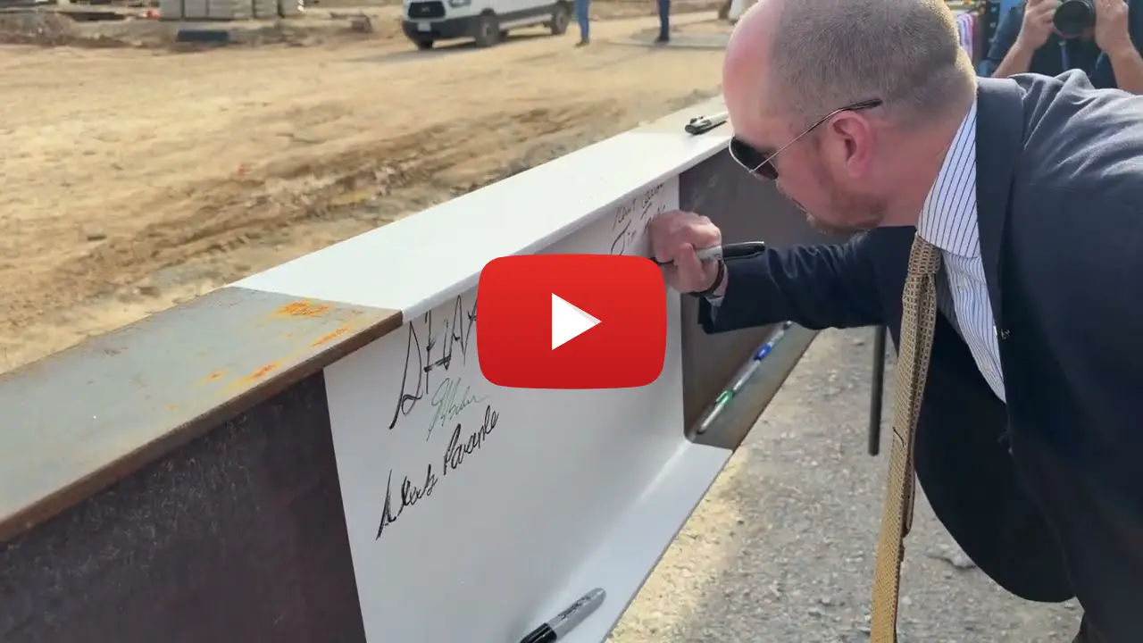 West Ridge High Topping Off Ceremony