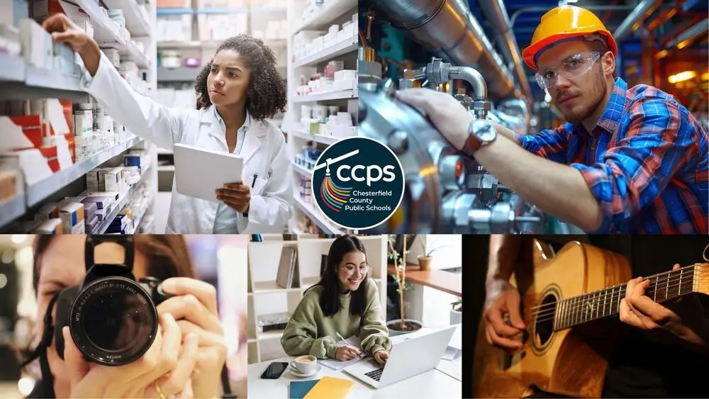 Collage of people doing professional jobs
