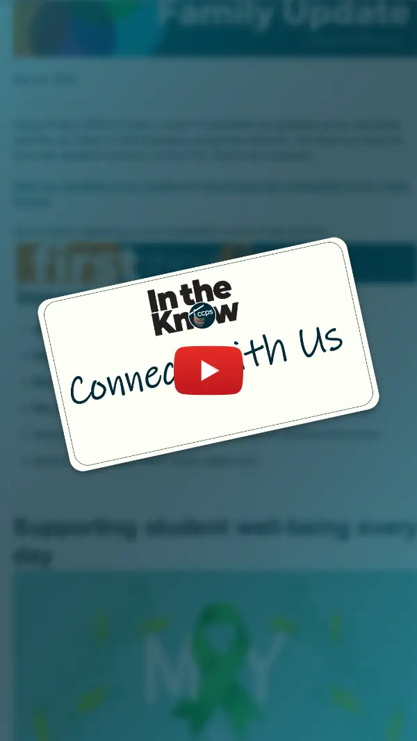 CCPS in the Know: Connect With Us