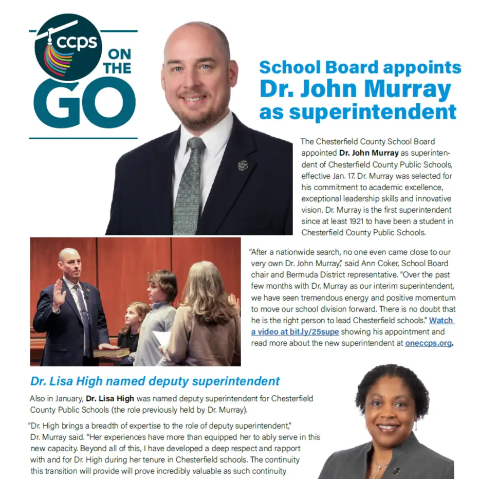 front cover of newsletter