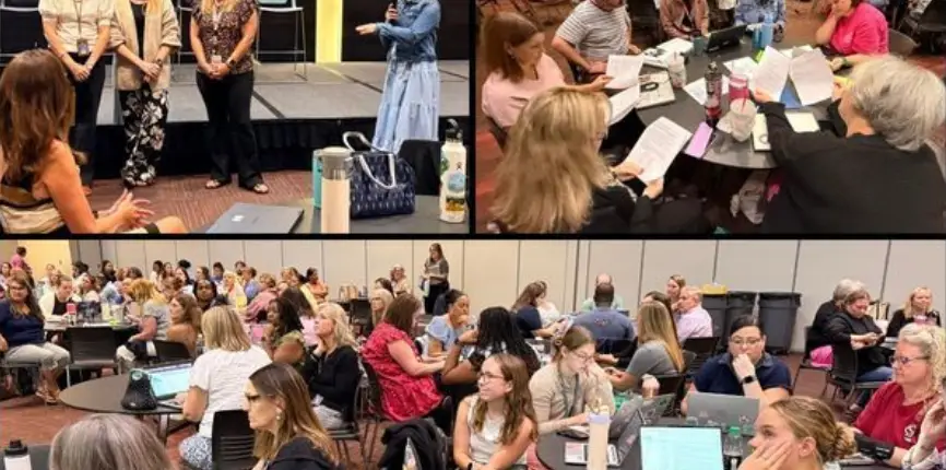 collage of meetings