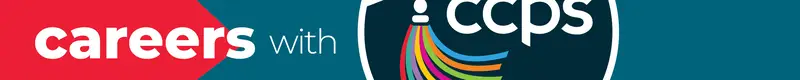 "Careers with CCPS" logo, colorful design.